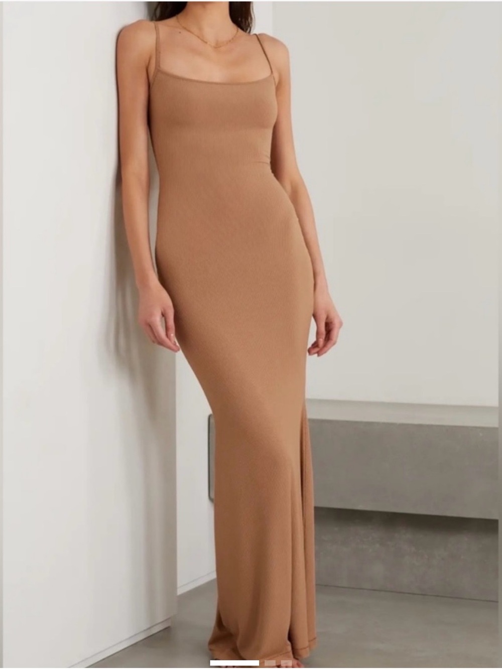 SKIMS ribbed soft lounge maxi dress